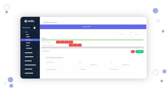 Dotación de personal y asignación automática a asignaciones