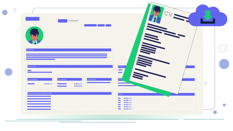 Creación de currículum vitae en el software Staffin