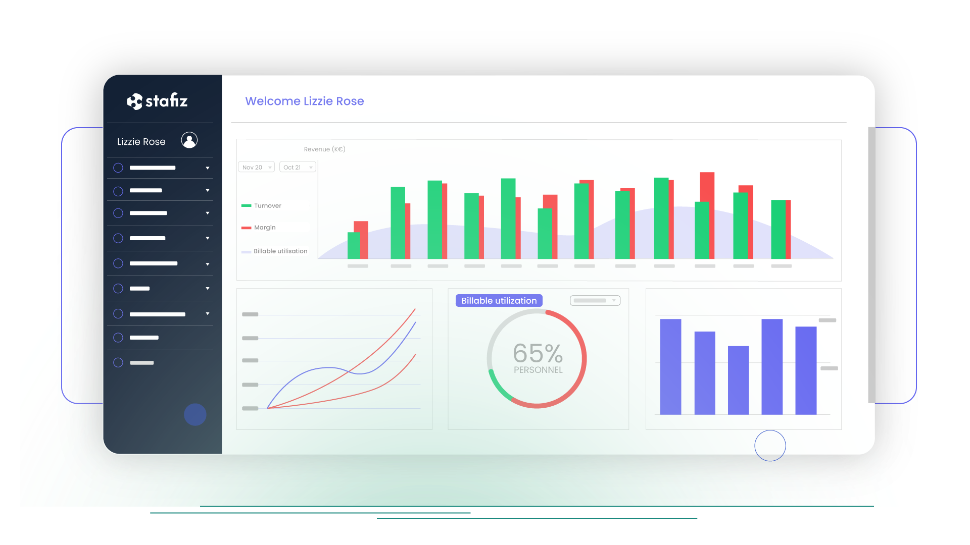 Project management dashboard