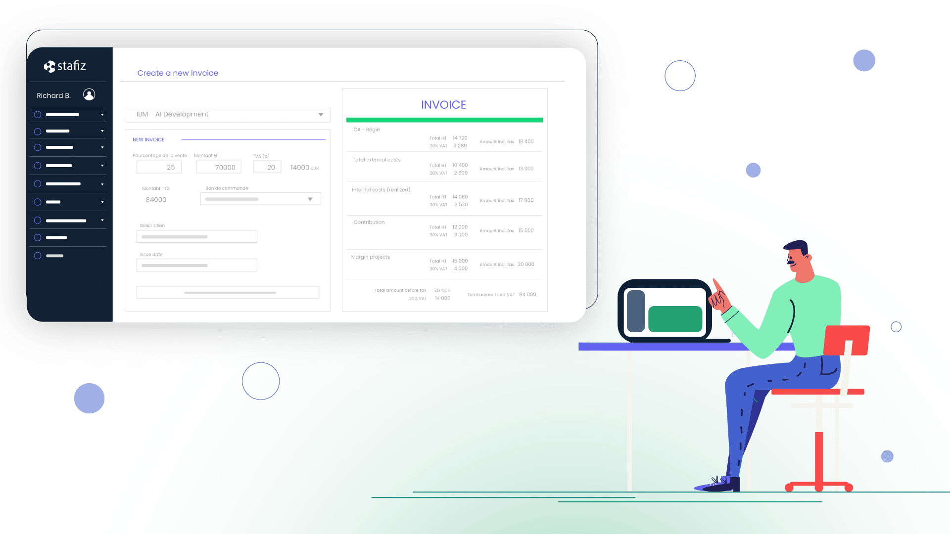 Automatic invoice sending