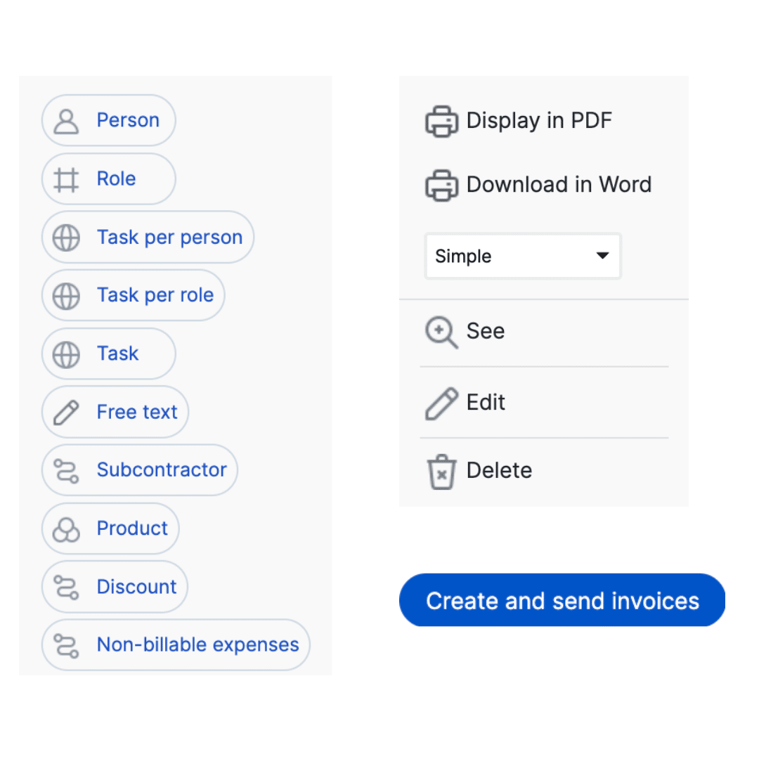 Invoicing with Stafiz