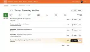 Harvest Time Tracking Software