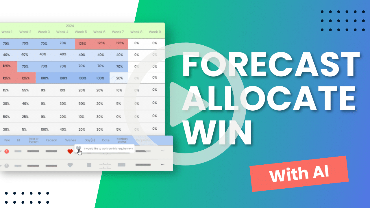 Video: Capacity Planning: Optimise Utilisation Rates and Plan Your Resources with AI