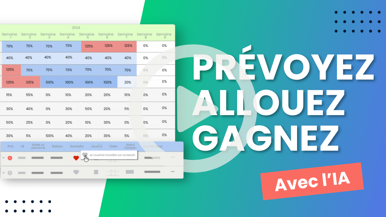 Vidéo : Allocation de la charge : optimisez vos taux de charges et planifiez vos ressources avec l’IA