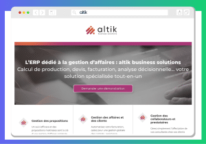 ERP pour ESN : Altik