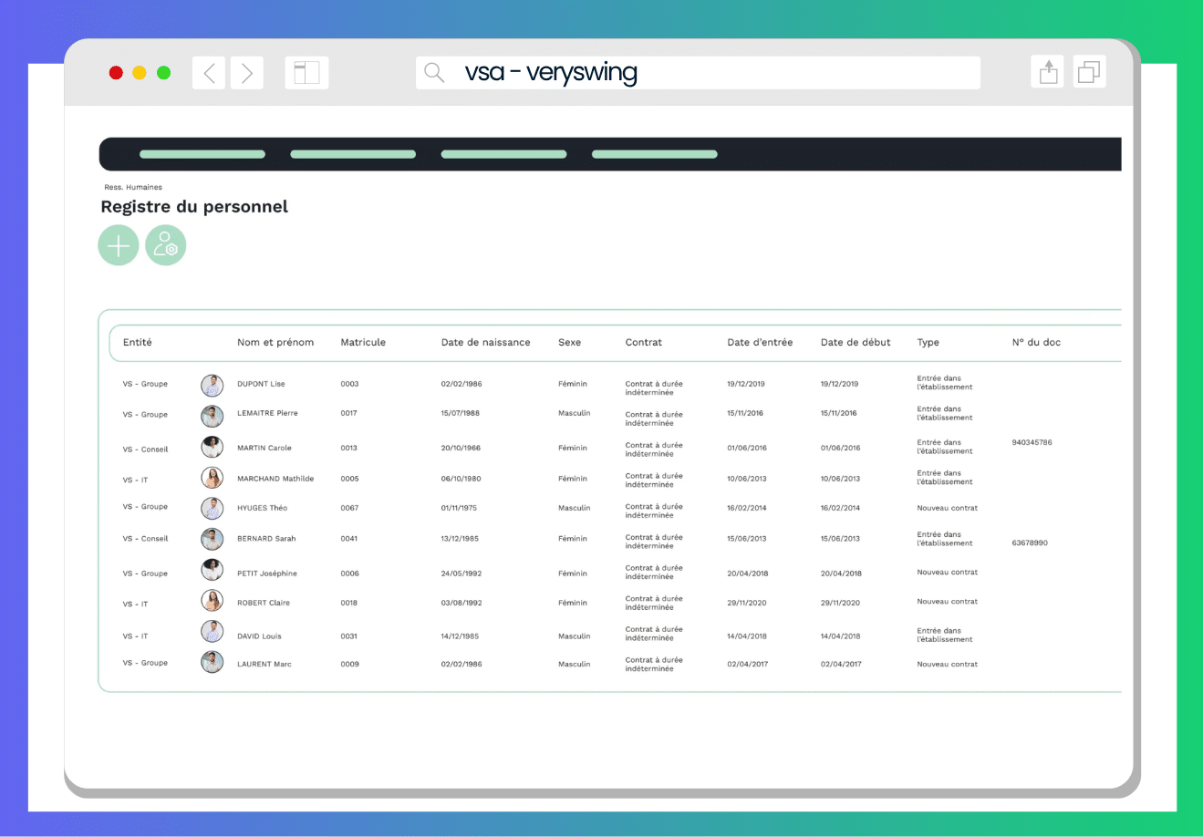 ERP pour ESN : VSA veryswing